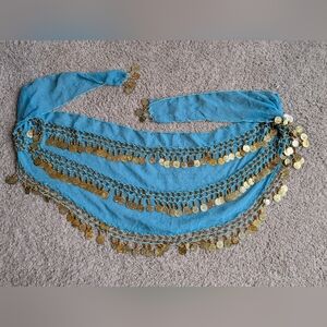 Gorgeous handmade Indian bead and coin sarong